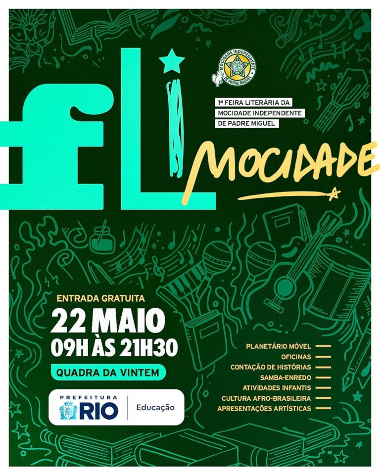 Foto FliMocidade transforma quadra da Mocidade em território de leitura, cultura e formação cidadã