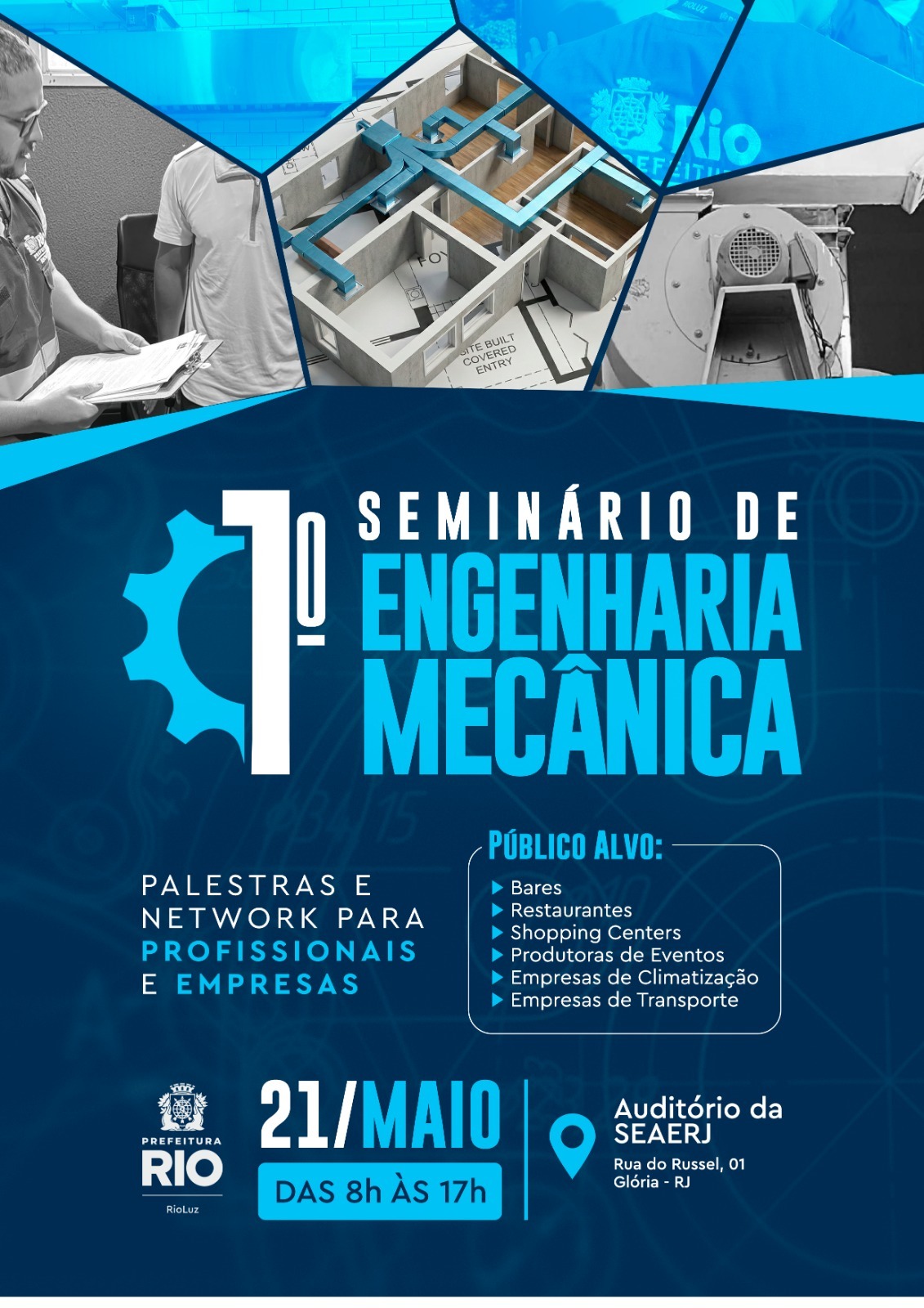 RioLuz anuncia 1º Seminário de Engenharia Mecânica e lança cartilha orientativa sobre sistemas mecânicos