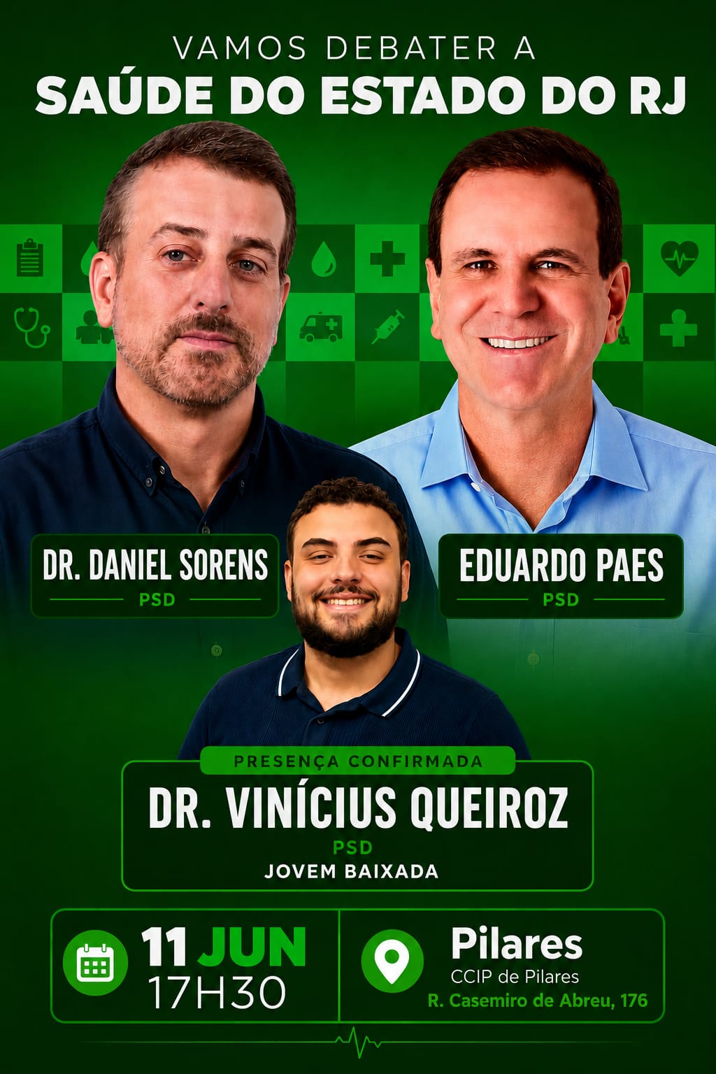 PSD Jovem mobiliza mais de 4 mil profissionais em grande debate sobre a saúde no Rio