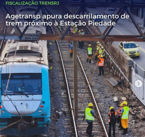 DESCARRILAMENTO NO RAMAL DEODORO LEVANTA NOVO ALERTA SOBRE A SEGURANÇA NOS TRENS DO RIO