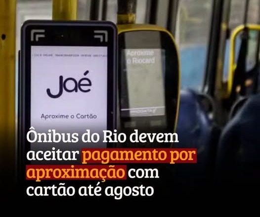 FIM DE MAIS UMA DESCULPA: ÔNIBUS DO RIO DEVEM ACEITAR CARTÃO DE CRÉDITO E DÉBITO POR APROXIMAÇÃO ATÉ AGOSTO
