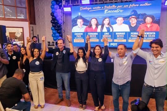 CRIS GÊMEAS E FERNANDA NEVES UNEM FORÇAS COM EDUARDO PAES POR RENOVAÇÃO NO RIO DE JANEIRO