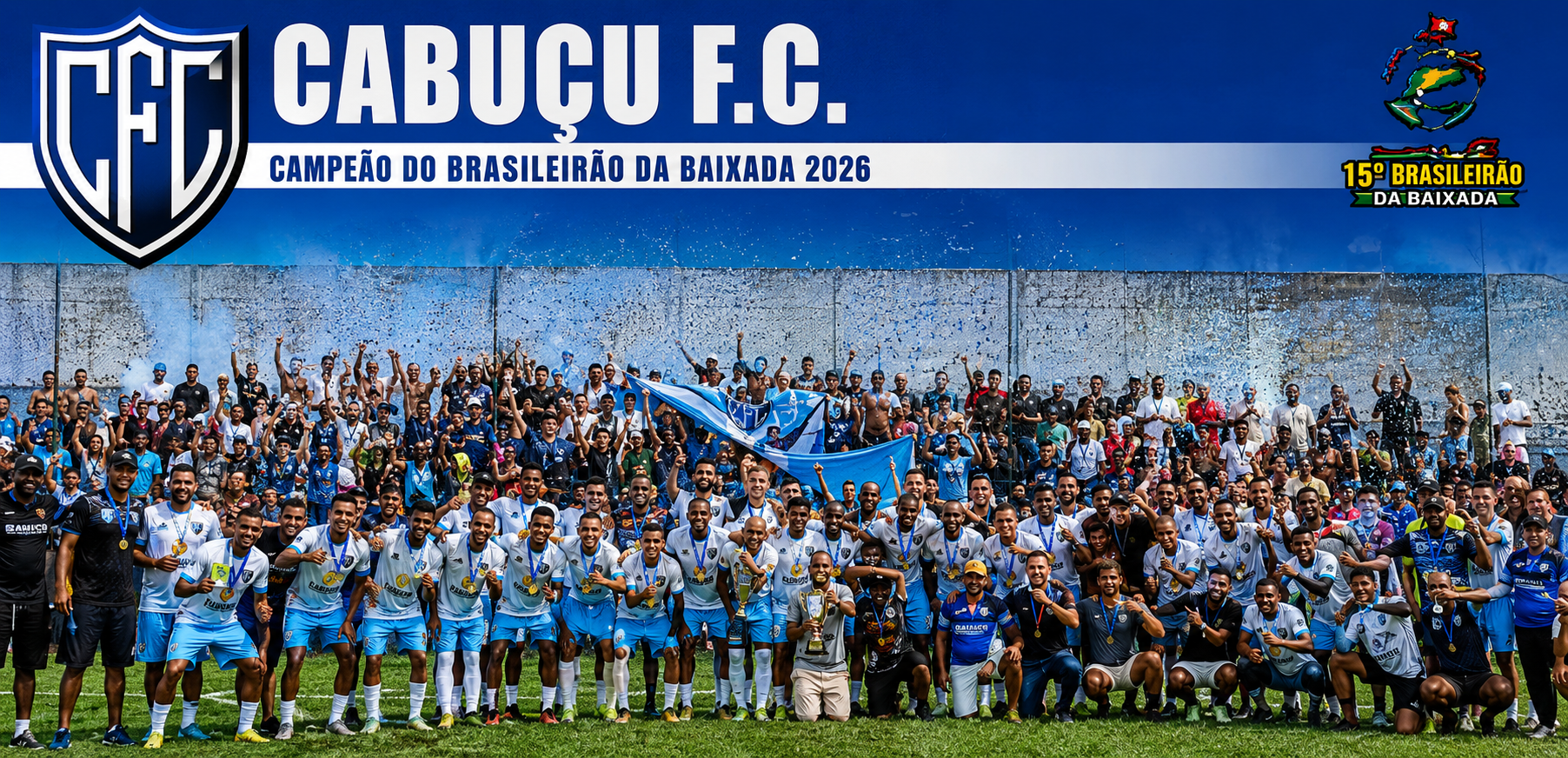 Do Gramado à Gestão: Cabuçu FC Celebra Título do Brasileirão da Baixada e Traça Planos de Expansão Comercial