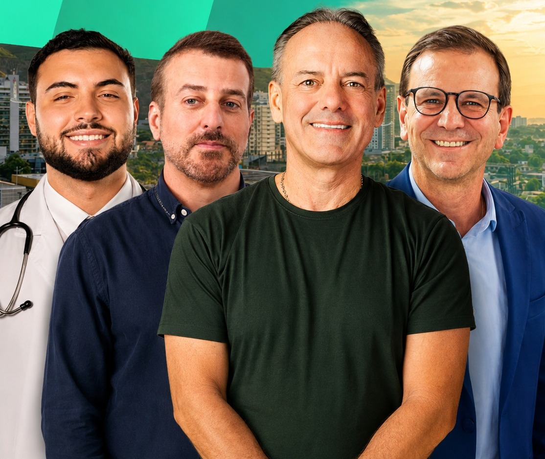 UNIÃO DOS DOUTORES REÚNE VINÍCIUS QUEIROZ, HENRIQUE PAES, DANIEL SORANZ E EDUARDO PAES EM NOVA IGUAÇU